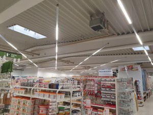 LED-Bänder von Emslicht in Baumärkten der EGN Gruppe installiert