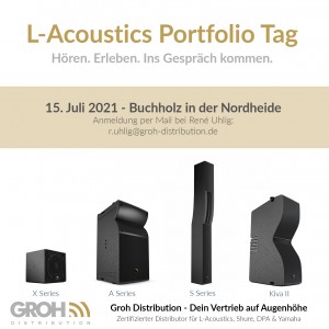 Groh Distribution lädt zu L-Acoustics-Portfolio-Tag ein