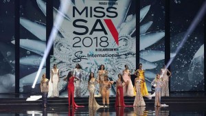 Miss South Africa show illuminated by Robe