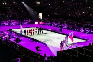 Robe lights Fed Cup final