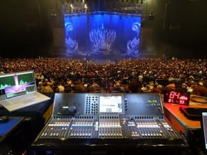 Scorpions on tour with Yamaha CL5s
