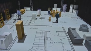 Vioso-Technologie für Gebäudeplanung in Lebensgröße