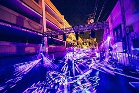 LD Rob Ross diverts festivalgoers with light art installation featuring Elation Proteus fixtures
