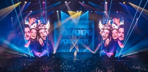 Fedez on tour with Claypaky fixtures