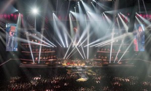 Over 250 Robe fixtures for ‘Symphonica in Rosso’ shows