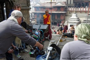 Dreharbeiten in Nepal mit Equipment von Chrosziel