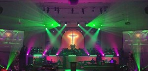 Chauvet fixtures installed at Tabernacle of Praise International church