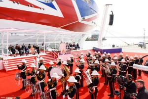 XL Video Supply Launch of cruise ship Britannia