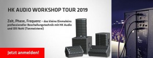 Workshop-Tour von HK Audio ab 16. Mai 2019