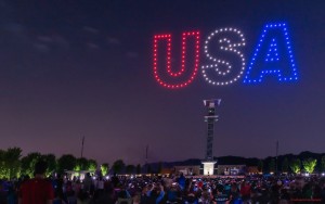 Verge Aero drones fly Stars and Stripes for Independence Day Celebration