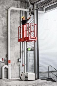Mateco bietet Arbeitsbühnen für niedrige Höhen bis zu 5 Meter an