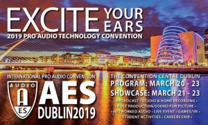 Audio Engineering Society announces committee, keynote speaker for AES Dublin 2019 Convention