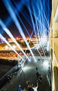 LD Rob Ross diverts festivalgoers with light art installation featuring Elation Proteus fixtures