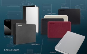 Toshiba präsentiert portable Canvio-Festplattenserie mit neuen Modellen und Designs