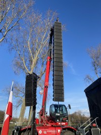 Coda audio systems supplied for protest day in The Hague