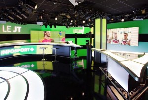 Robert Juliat Tibo lights up new Infosport+ TV studio