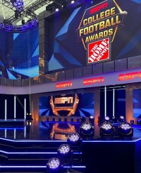 Innovative Show Design’s Elation rig at College Football Awards on ESPN