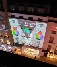 Hippotizer Nevis+ maps Christmas joy at Dior London