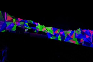 XL Video creates live mapped projection at Glastonbury