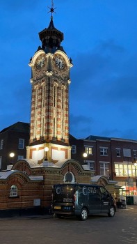Epsom Clock Tower gets LED upgrade with Prolights ArcPod 15
