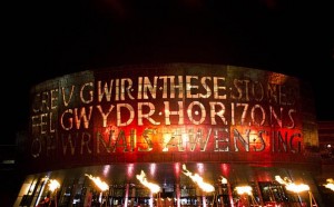 DBN illuminates Wales Millennium Centre Celebrations