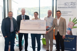 Layher-Team spendet 15.000 Euro an Kinderzentrum Maulbronn