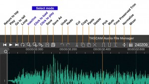 Kostenloser Audio File Manager ergänzt Aufnahmeprodukte von Tascam