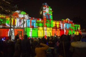 Festive installations by The Projection Studio
