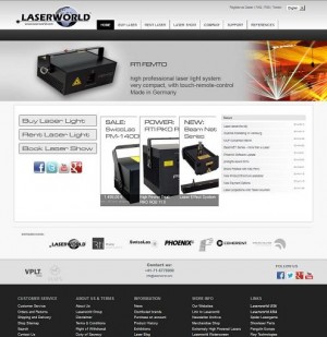 Laserworld präsentiert neue Webseite