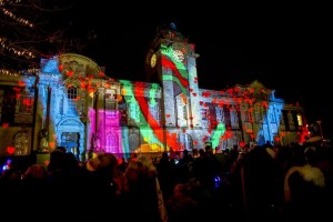 Festive installations by The Projection Studio