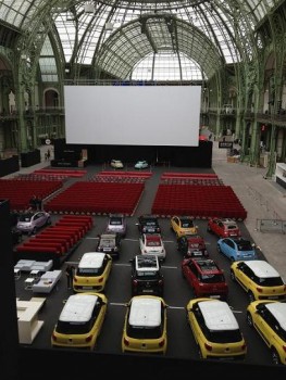 Olymp unterstützt Fiat-Präsentation in Paris