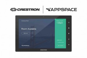 Crestron stellt neue Touchscreens zur Raumbuchungsanzeige vor