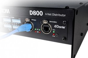 Aviom D800-Dante A-Net-Verteiler lieferbar