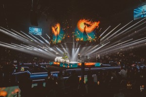 Eden Hason show at Menorah Arena lit with Claypaky