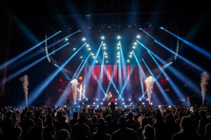 Cort Lawrence and Raw Cereal animate Hardy tour with LD Trevor Drawdy and Chauvet Professional