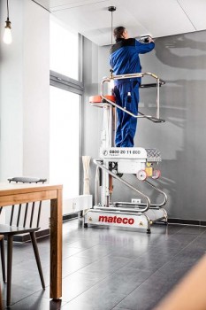 Mateco bietet Arbeitsbühnen für niedrige Höhen bis zu 5 Meter an